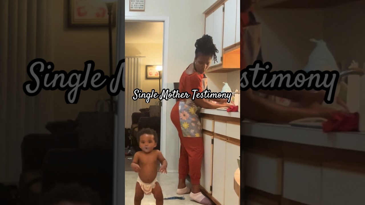 Mom clean kitchen #christianmom #singlemother #bible #god #christian#faith #vlog