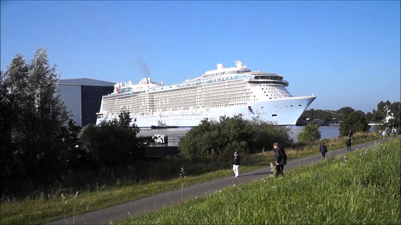 Float Out of the Quantum of the Seas at Meyer Werft