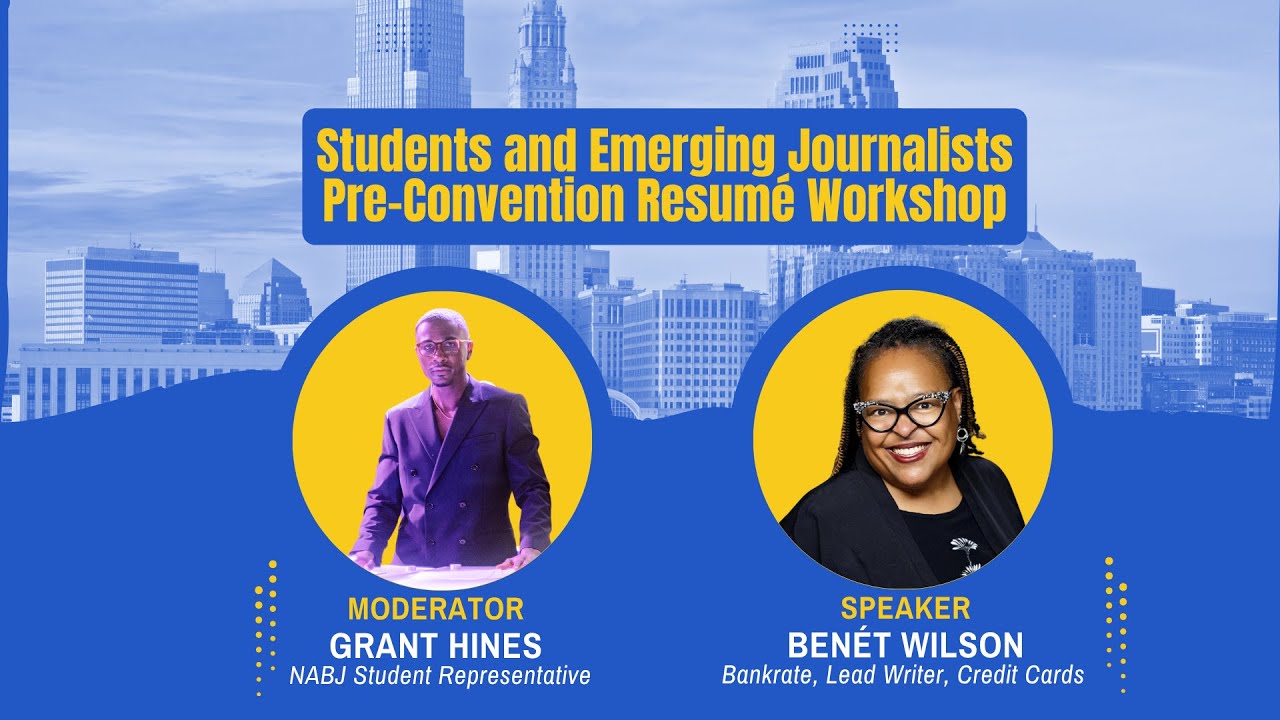 #NABJ25 Pre-convention Resume Workshop