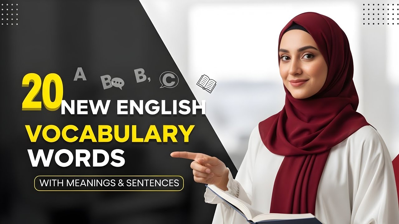 20 English Vocabulary Words with Meanings & Examples | Improve Your English