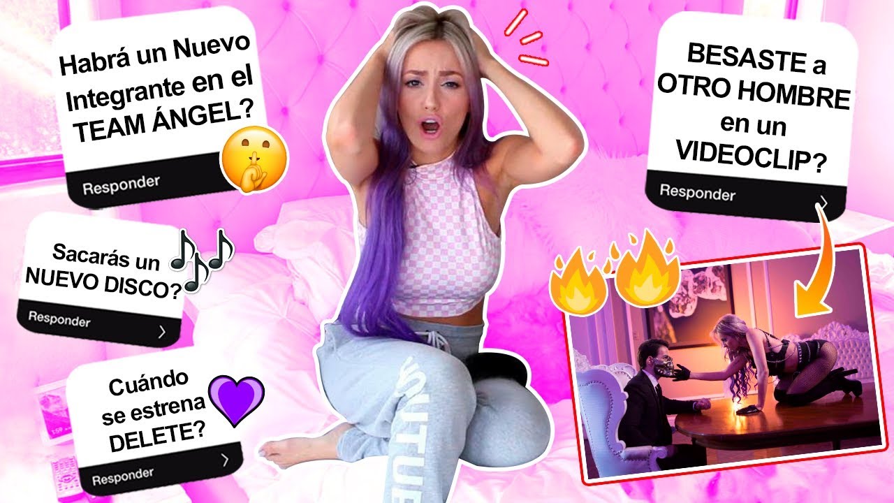 NUEVO INTEGRANTE EN EL TEAM ANGEL!!🤩👤 BESÉ a OTRO HOMBRE en DELETE??!😱 | Katie Angel