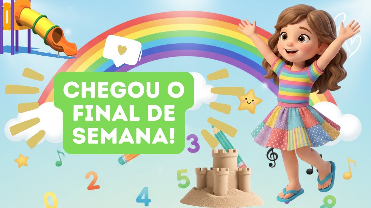 🎉Chegou o final de semana! 🎉| Clipe Musical Infantil | Mundo Lolô Kids