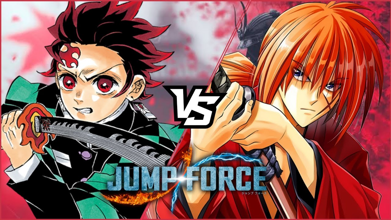 Tanjiro vs Kenshin (Demon Slayer vs Rurouni Kenshin) - Jump Force 
