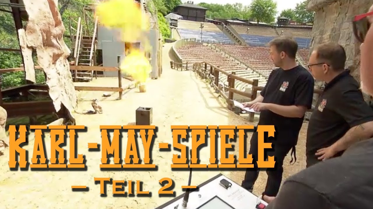 Requisite und Pyrotechnik bei den Karl-May-Spielen 2019