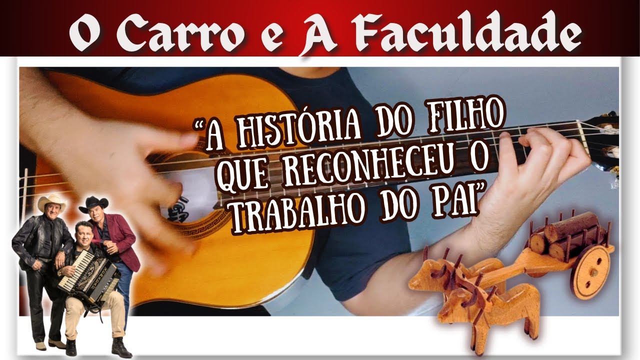 O Carro e A Faculdade (Trio Parada Dura) Música de 4 Acordes | Veja Como Tocar No Violão