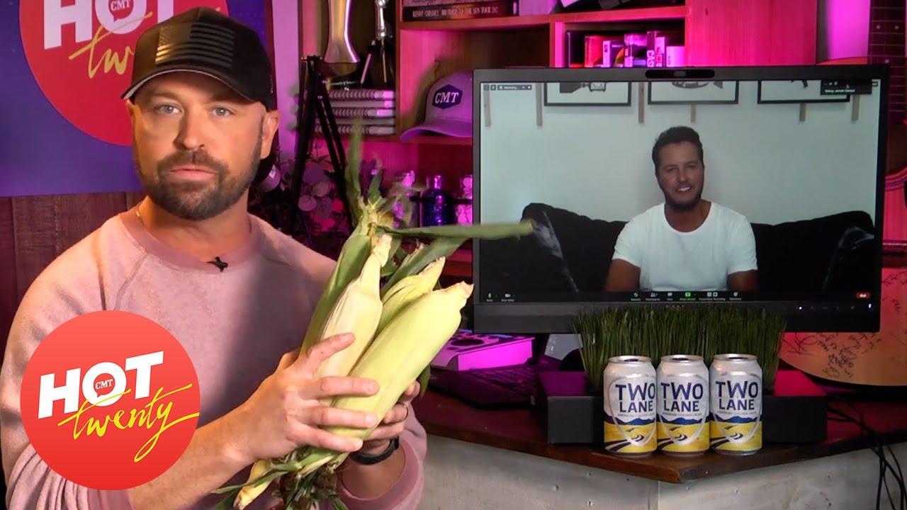Sweet CORNtine w/ Luke Bryan 🌽 Hot 20 | CMT