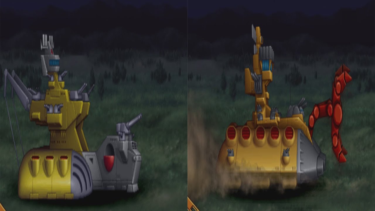 [ENG Sub]Super Robot Wars Z - Double Oar & Earth Thunder Attacks | スパロボZ - ダブルオール & アースサンダー 全武装