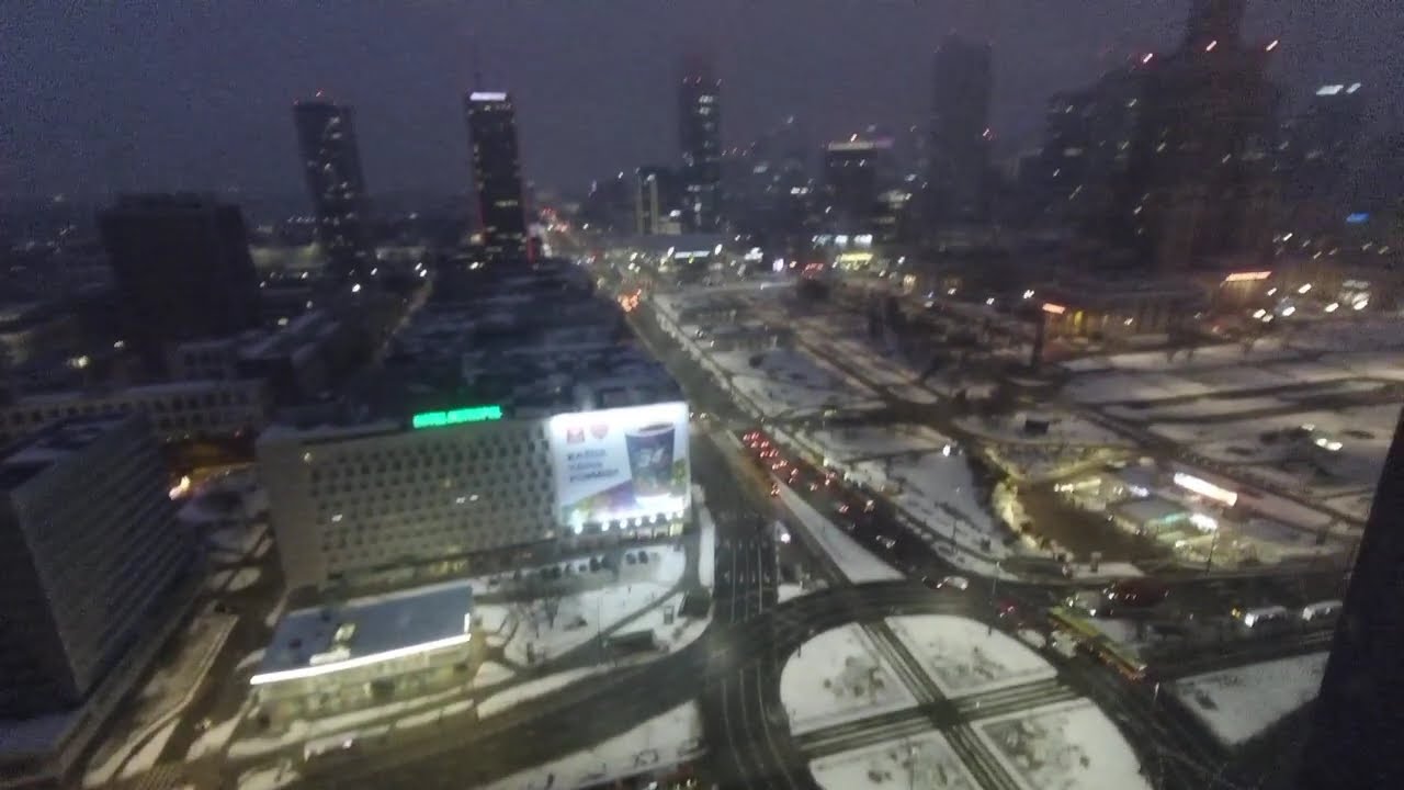 View from a room in Warsaw. Nightlight full Windows version ;)