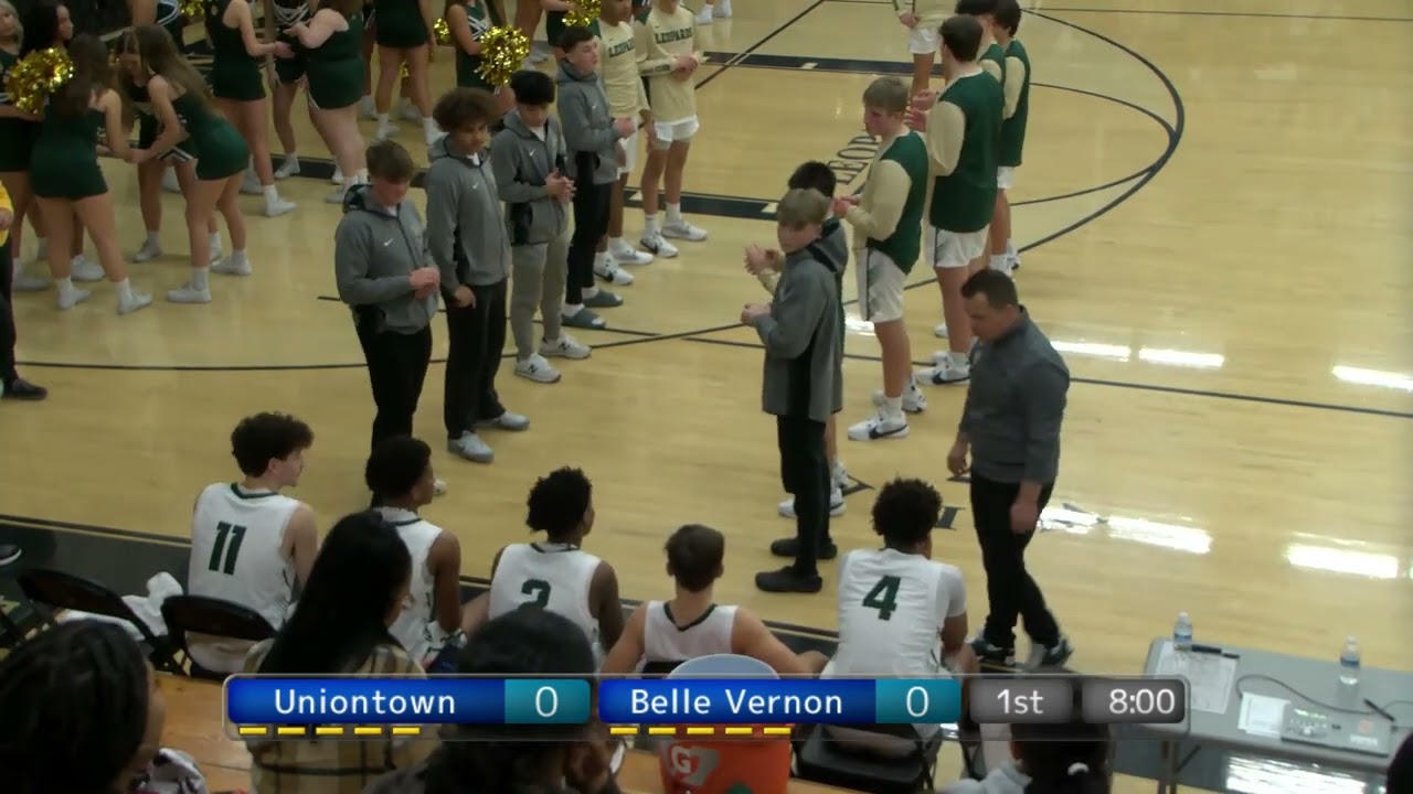 WPIAL Boys High School Basketball Uniontown at Belle Vernon 1/30/24