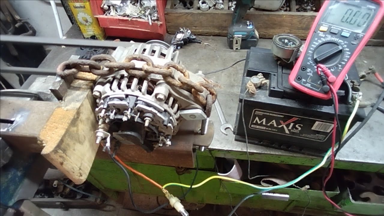 Naprawa i sprawdzenie alternatora DENSO ładowarki teleskopowej