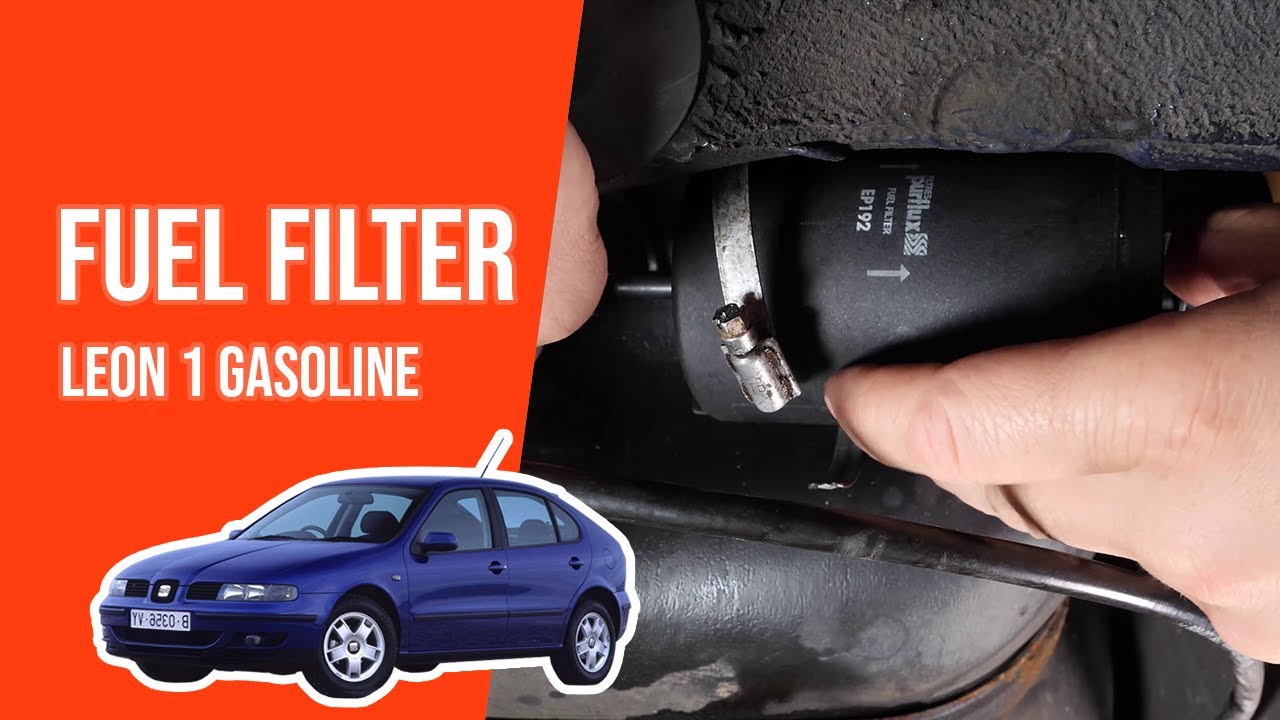 How to replace the fuel filter Leon mk1 1.6 16V ⛽