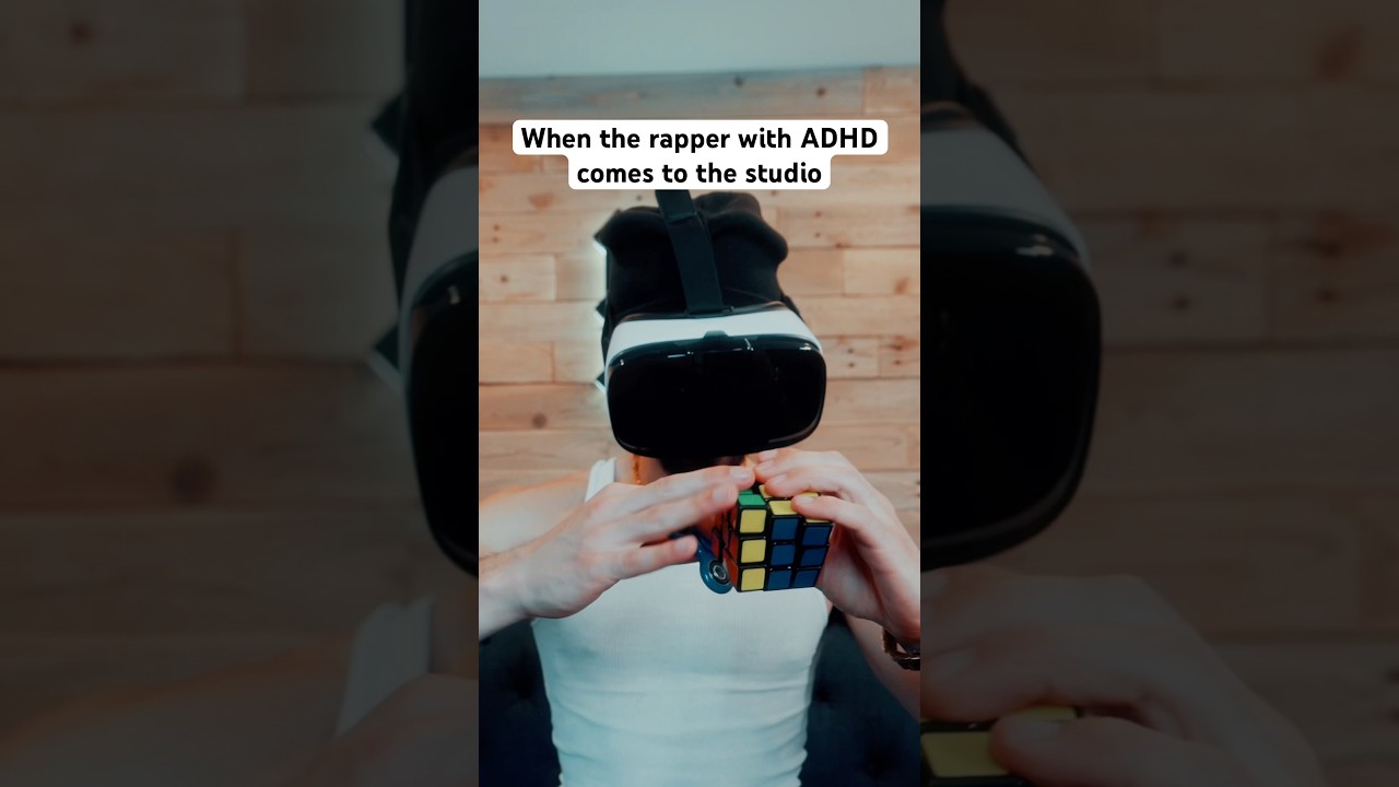 Recording a rapper with ADHD 🤯 #music #producer #studio #rap #adhd
