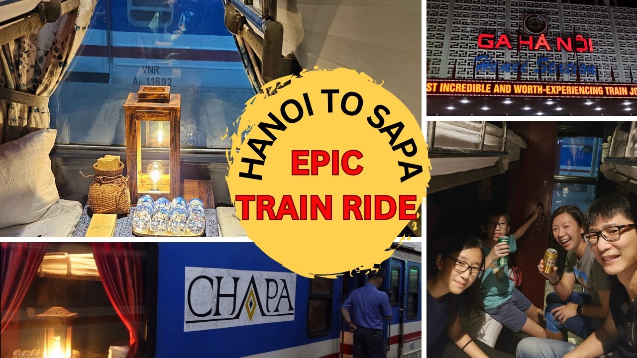 🇻🇳 Vietnam vlog Sleeper Train 🚂 Adventure from Hanoi to Sapa ✨😍