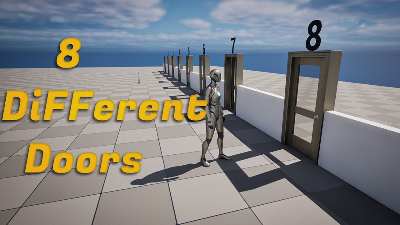 8 Ways to Create Doors in Unreal Engine - Part 1