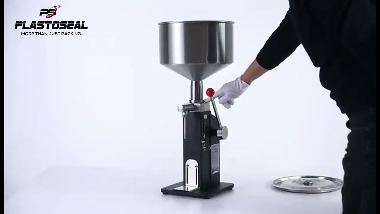 Manual Paste Filling Machine 5-50ml | Small Paste Filler for Cream, Gel, Sauce, Cosmetic Packing