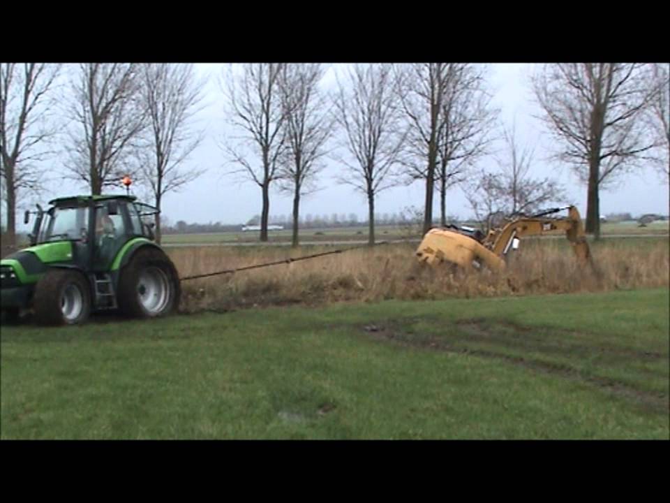 Kraan verzakt in Kamperveen