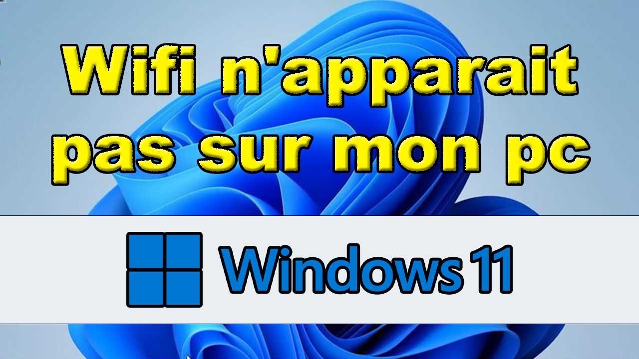 Pourquoi le Wifi n'apparait pas sur mon pc Windows 11