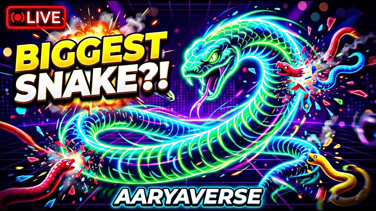 Can I Become The Biggest Snake? 🐍 Snake.io+ LIVE (Apple Arcade)