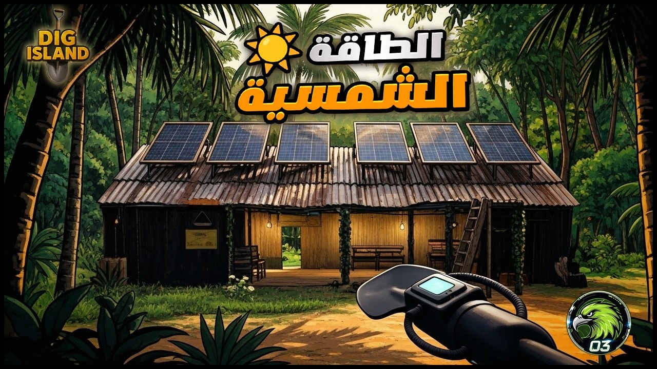 ضبطت الطاقة الشمسية 100% ☀️⚡ Dig Island