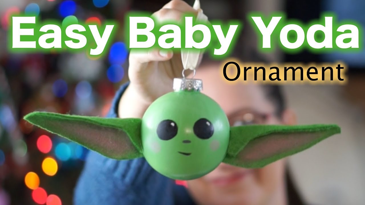 EASY DIY Baby Yoda Ornament Tutorial