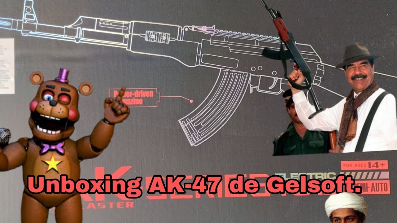 Unboxing AK-47 hidrogel de la marca Wei Hui.
