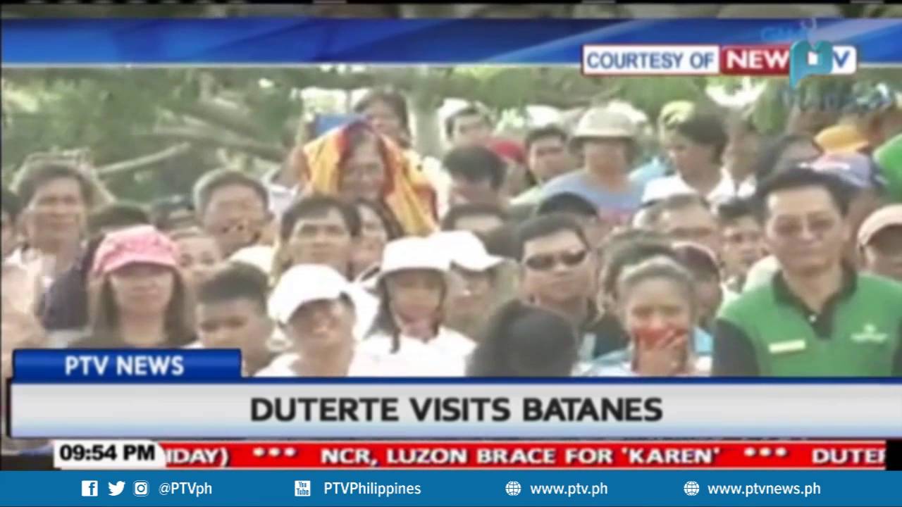 President Duterte visits Batanes