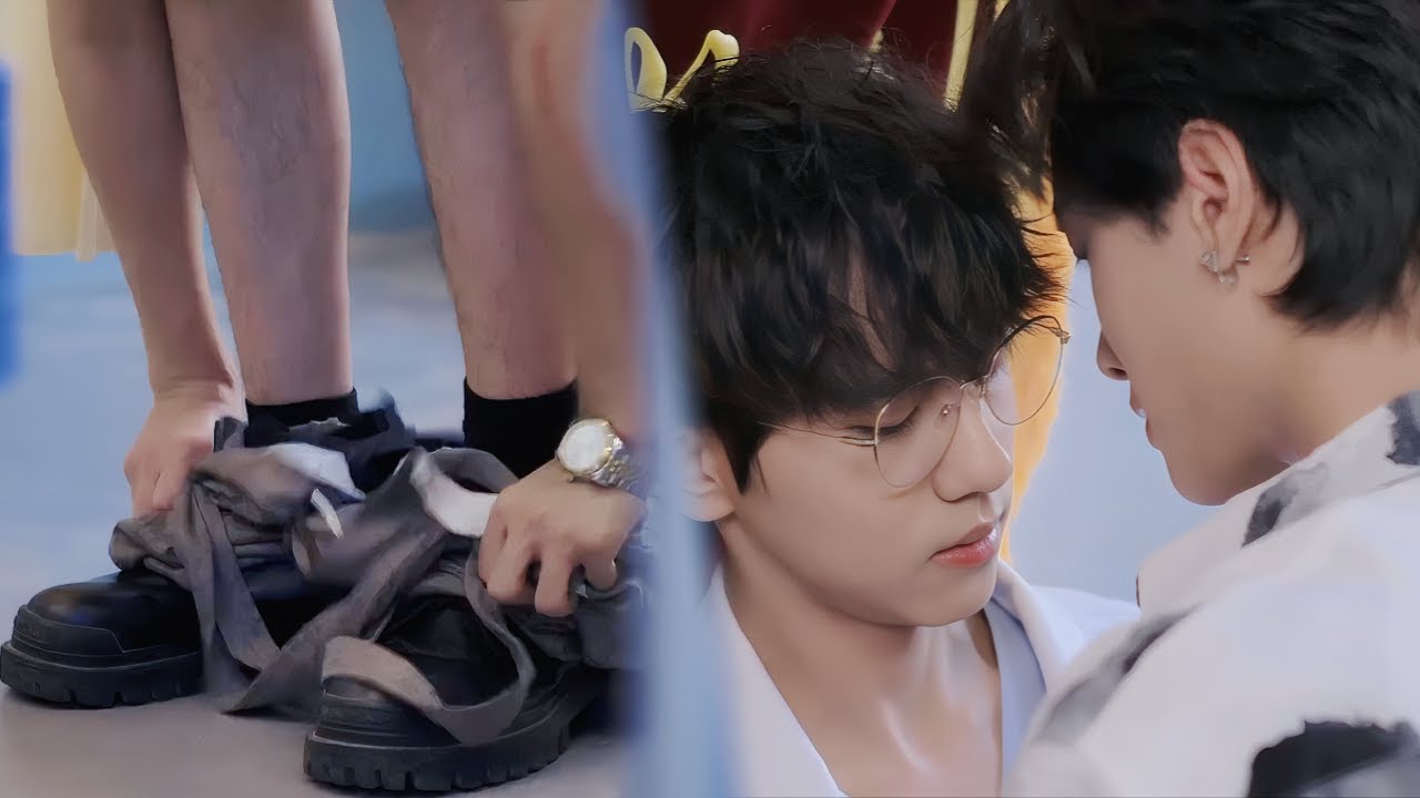 Наглый CEO гонится за красавцем, снимает штаны, парень загнан в угол🔥