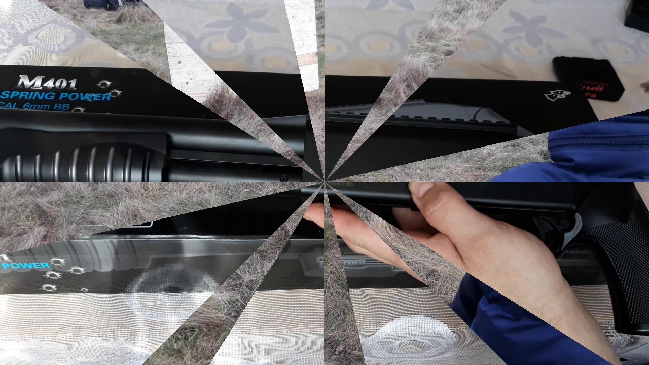 Mały test strzelby M401