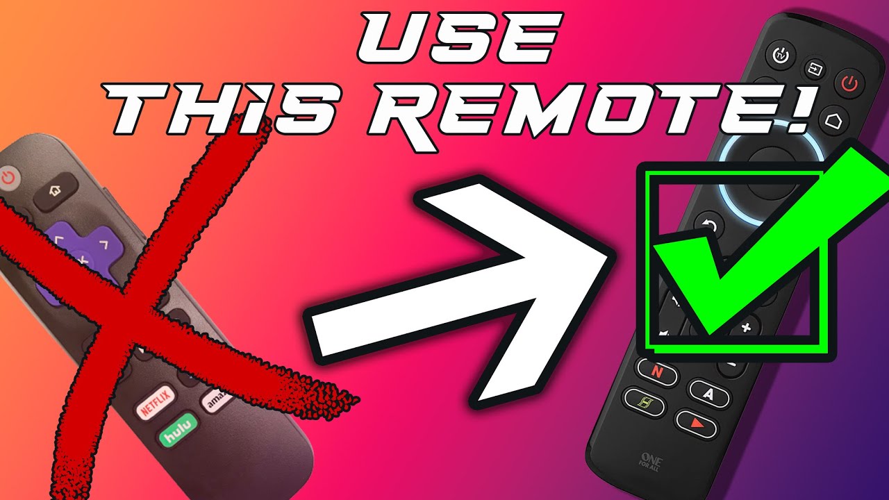 Use THIS remote INSTEAD of the Roku Remote to control ALL devices!