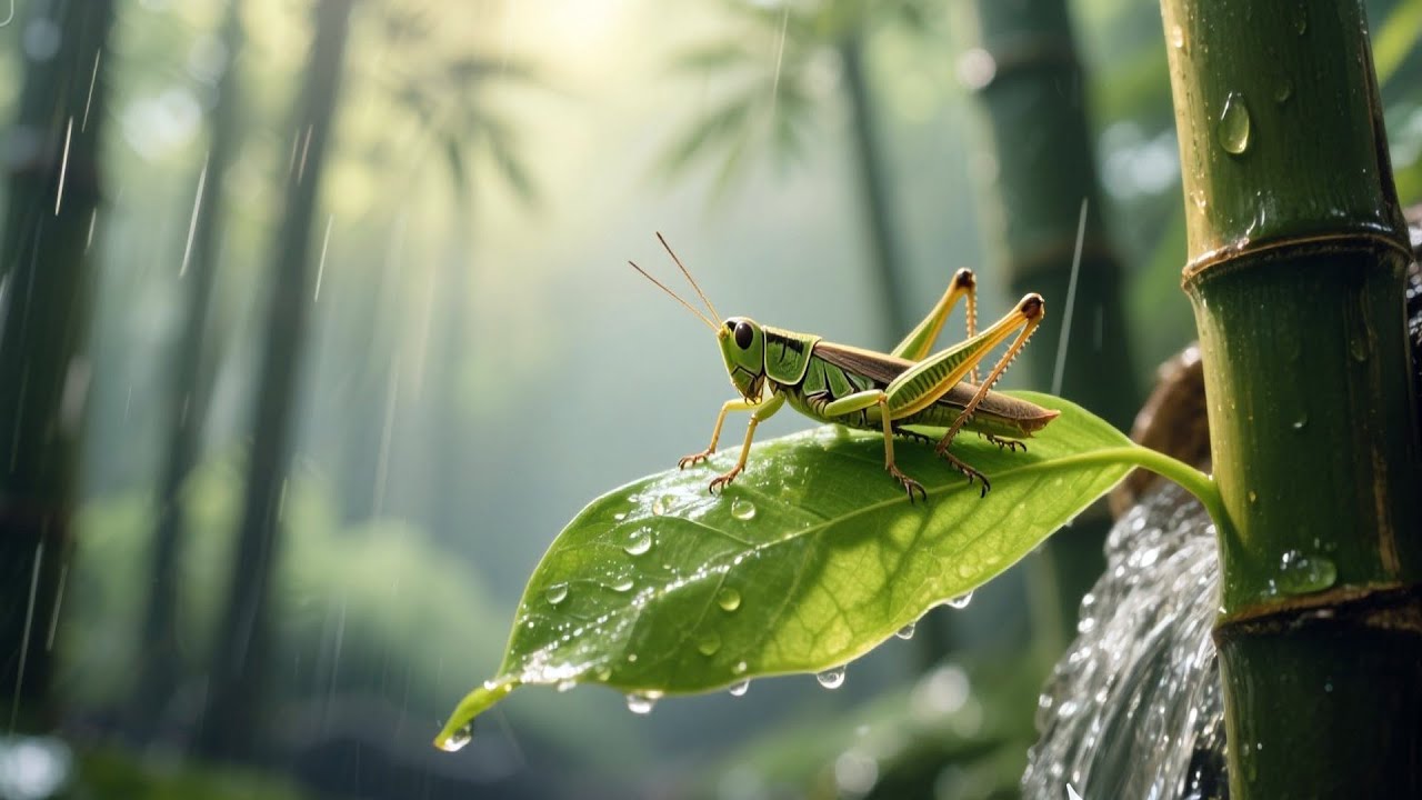 Relaxing Piano and Heavy Rain ASMR Sleep Music for Calm Mind and Healing