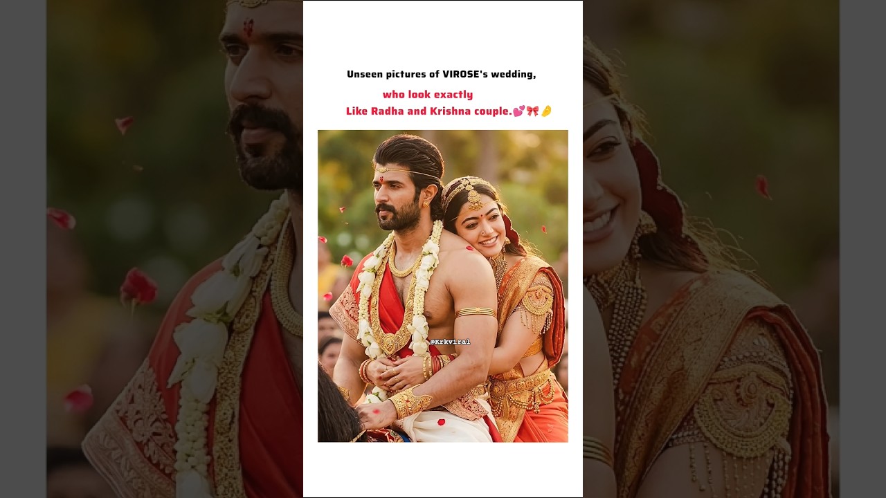 virosh's pair look like radha krishna 👥💕#love #shorts #youtubeshorts #viral #trending