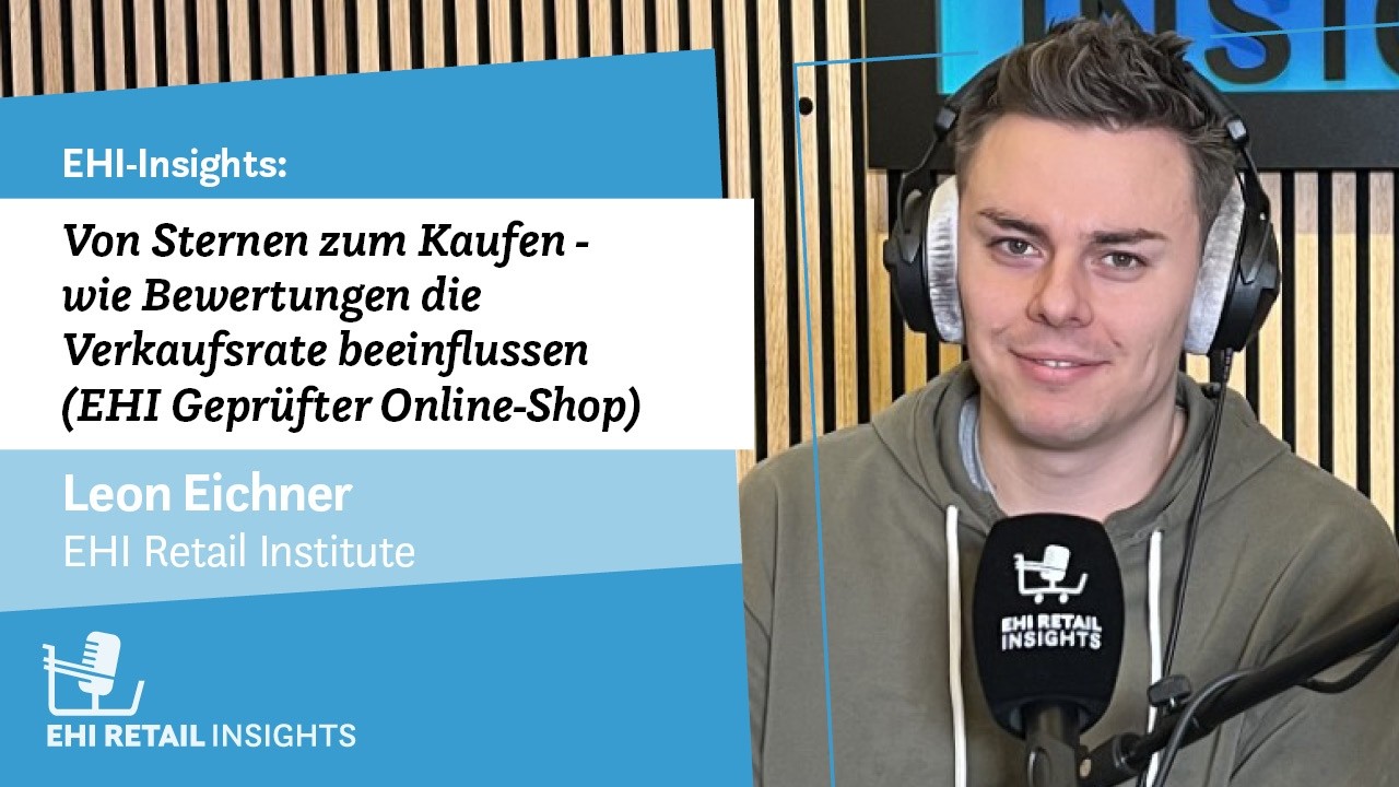 Von Sternen zum Kaufen - wie Bewertungen die Verkaufsrate beeinflussen (EHI Geprüfter Online-Shop)