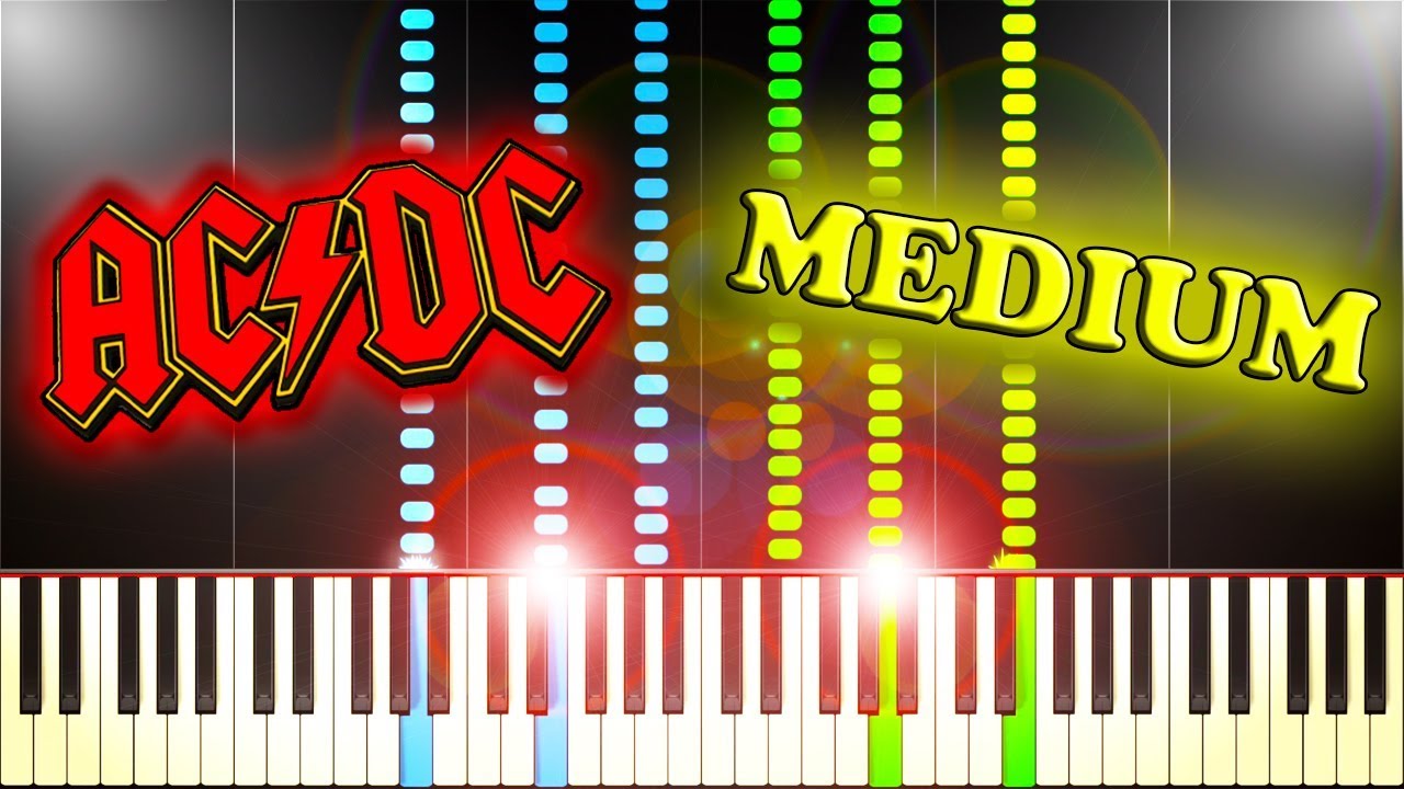 AC/DC - HIGHWAY TO HELL - Piano Tutorial