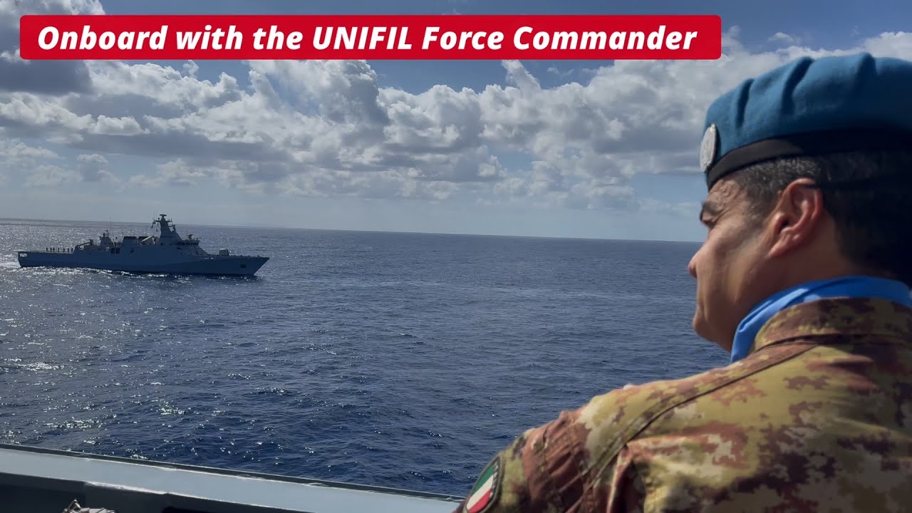 Onboard with the UNIFIL Force Commander