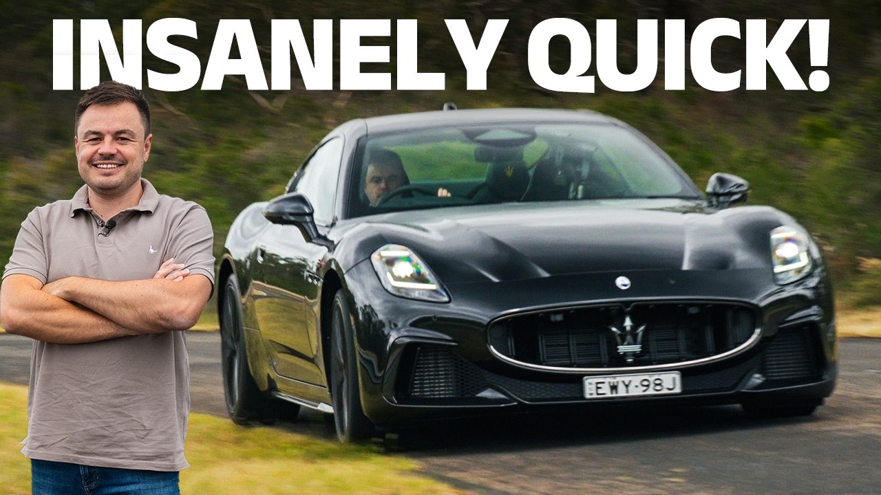 2025 Maserati GranTurismo Trofeo (inc. 0-100 & braking) review: This will put hair on your chest!