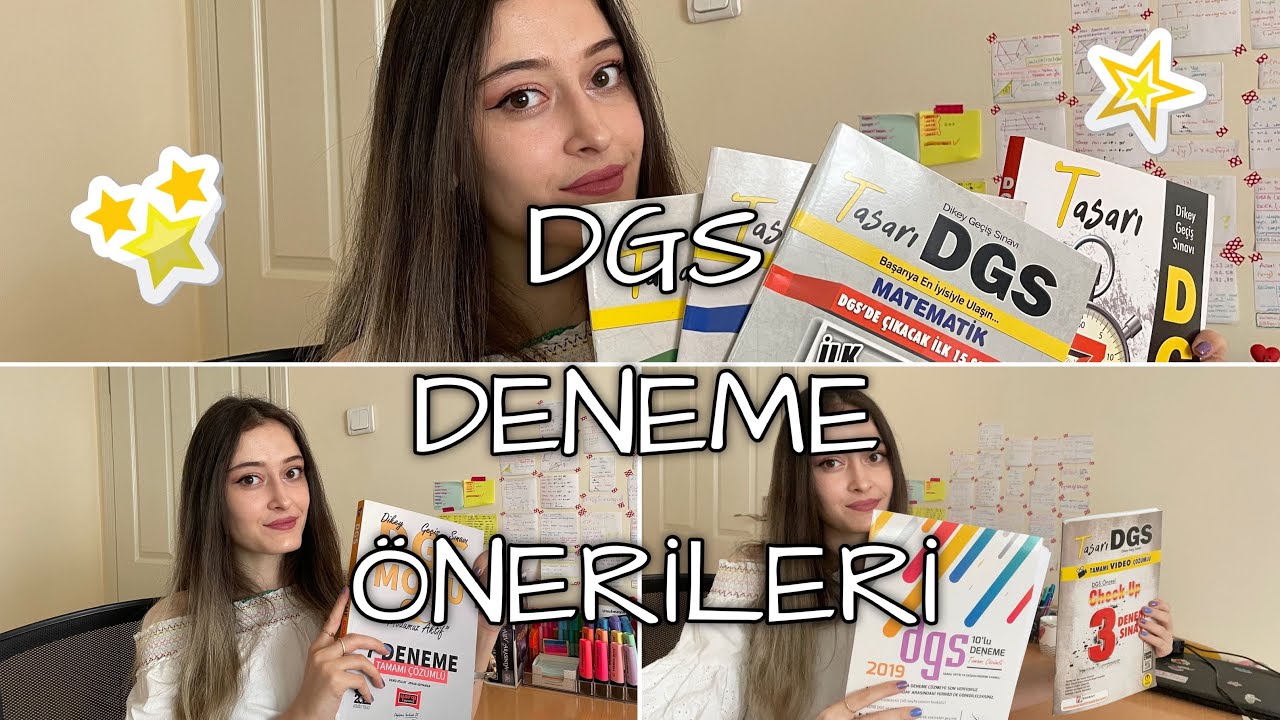 DGS DENEME ÖNERİLERİ 📚| MUTLAKA ÇÖZMENİZ GEREKENLER📍  #dgs #deneme #study #dgs2023 #yediiklim