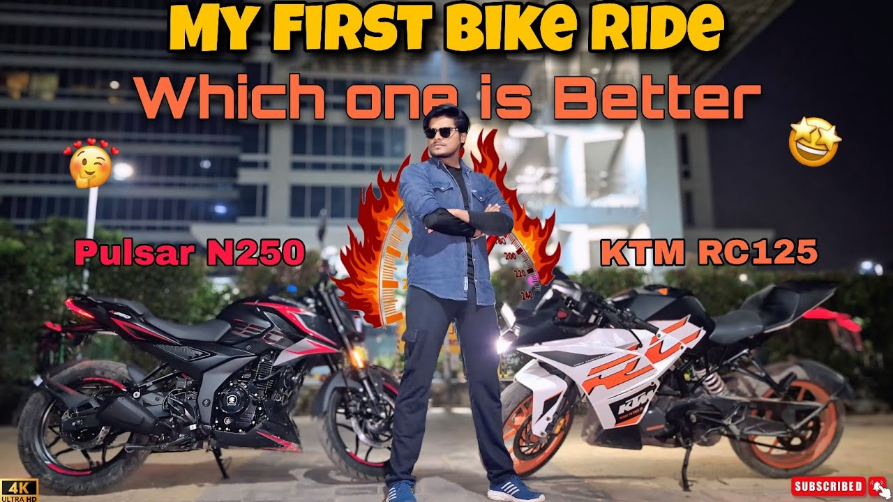 Pulsar N250 vs KTM RC 125 – Easy to Ride or Heavy? Real Ride Experience! 😉