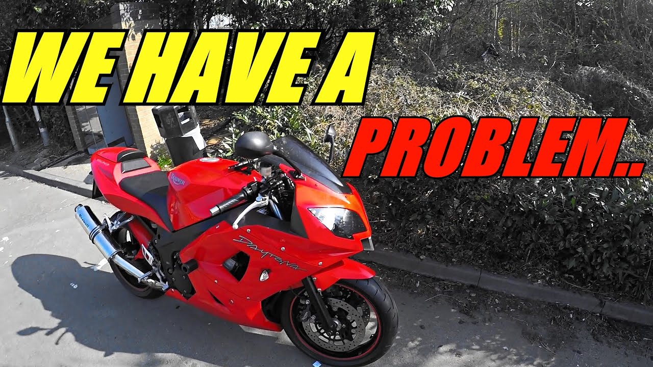 All is not well with Diesel's Daytona | Triumph | Daytona 600 | motovlog