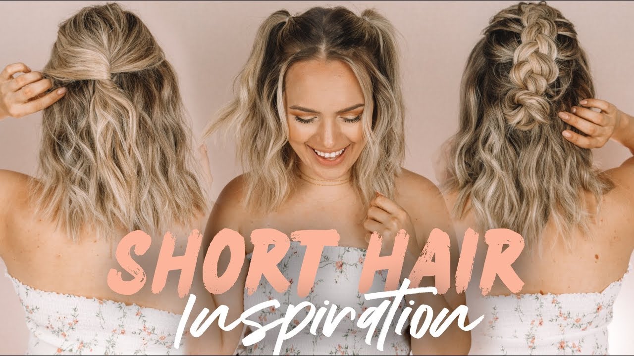 Easy Short Hairstyles and Beach Waves! - KayleyMelissa