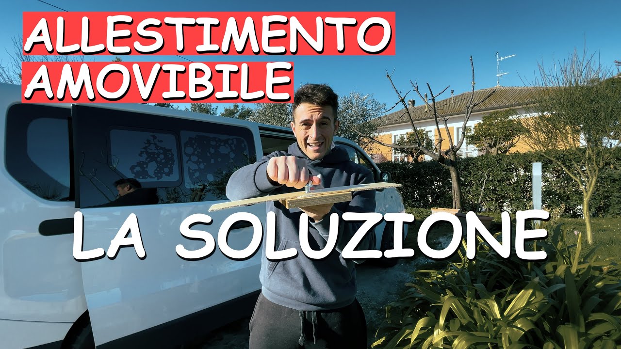 ALLESTIMENTO AMOVIBILE per Van/Furgoni (conforme alla legge)