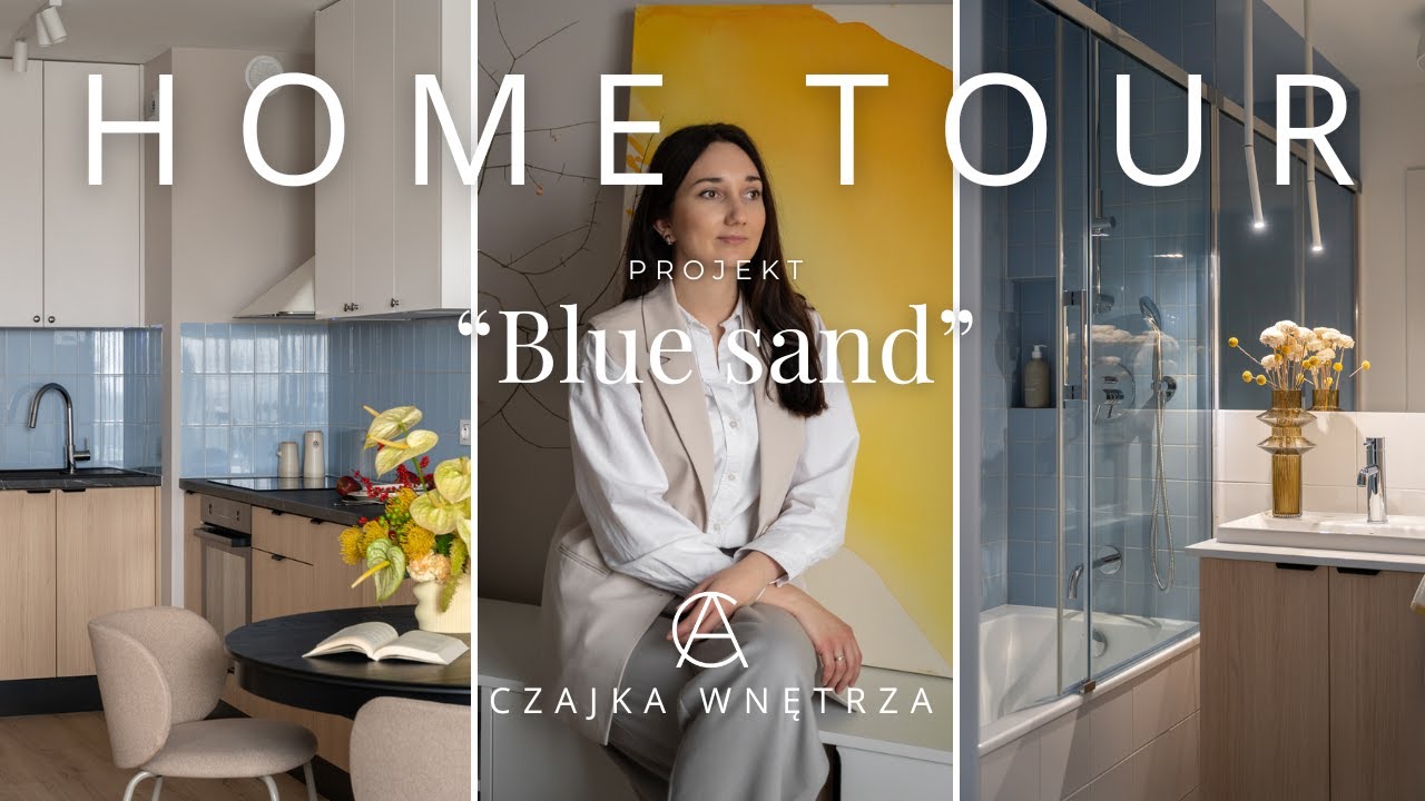 HOME TOUR #3- przytulne mieszkanie 45 m2 na wynajem w Gdańsku. Projekt 