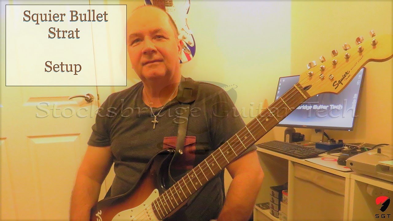Squier Bullet Strat Setup And Play Test