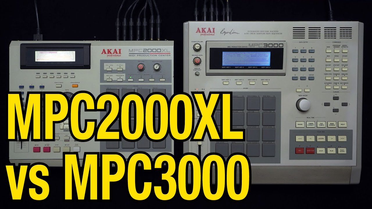 Сравнение звука Akai MPC2000XL и MPC3000