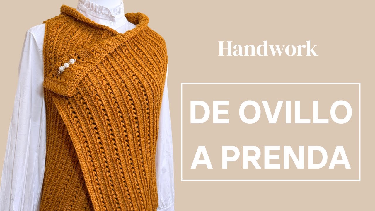 Chaleco ORIGEN en una sola pieza | COMPLETO (TODAS LAS TALLAS) | Revista: Ed.1 Ent.1
