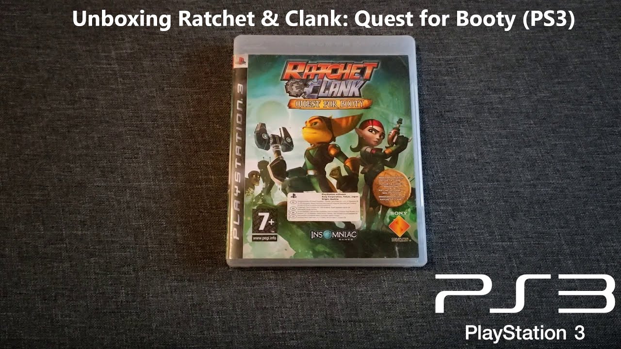 Unboxing Ratchet & Clank: Quest for Booty (PS3)