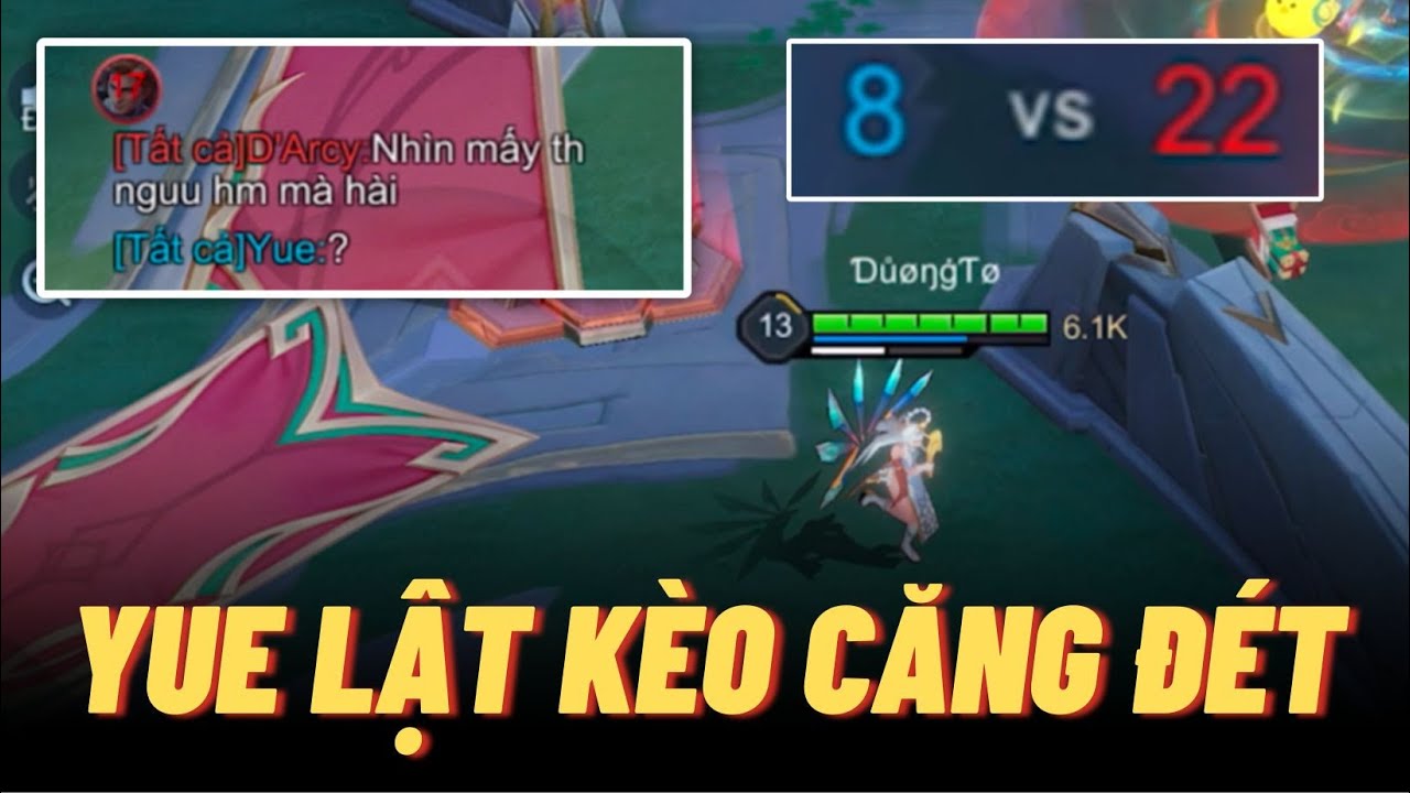 Icyfoxx cầm Yue cắt cho D&rsquo;arcy cay c&uacute; v&igrave; gần thắng rồi c&ograve;n bị LẬT K&Egrave;O | Li&ecirc;n qu&acirc;n mobile