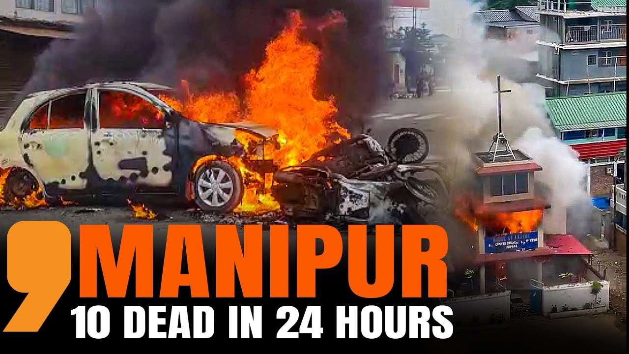 Manipur Ethnic Gap Widens | Amit Shah in Imphal | Fresh violence rocks state | 10 Dead | News9