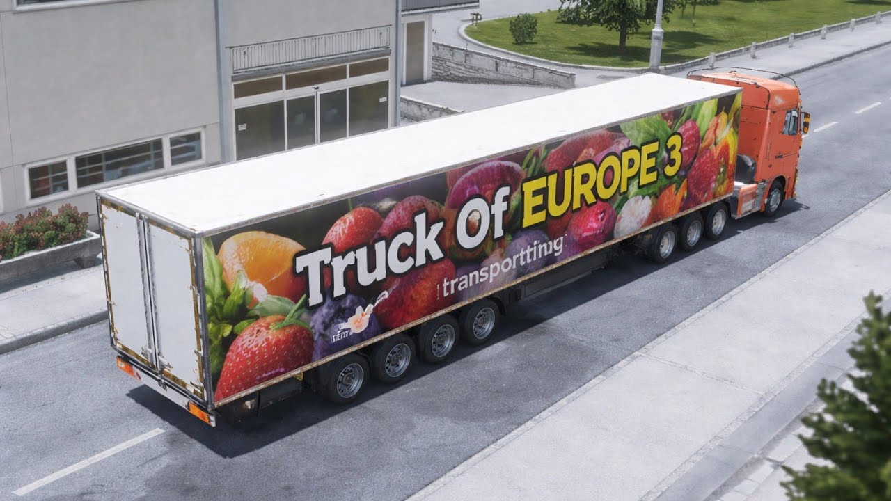 Fruit Transporting 📍 Stuttgart to Lech 291 km Distance Road Driving 🛣️ || CB GAMING 