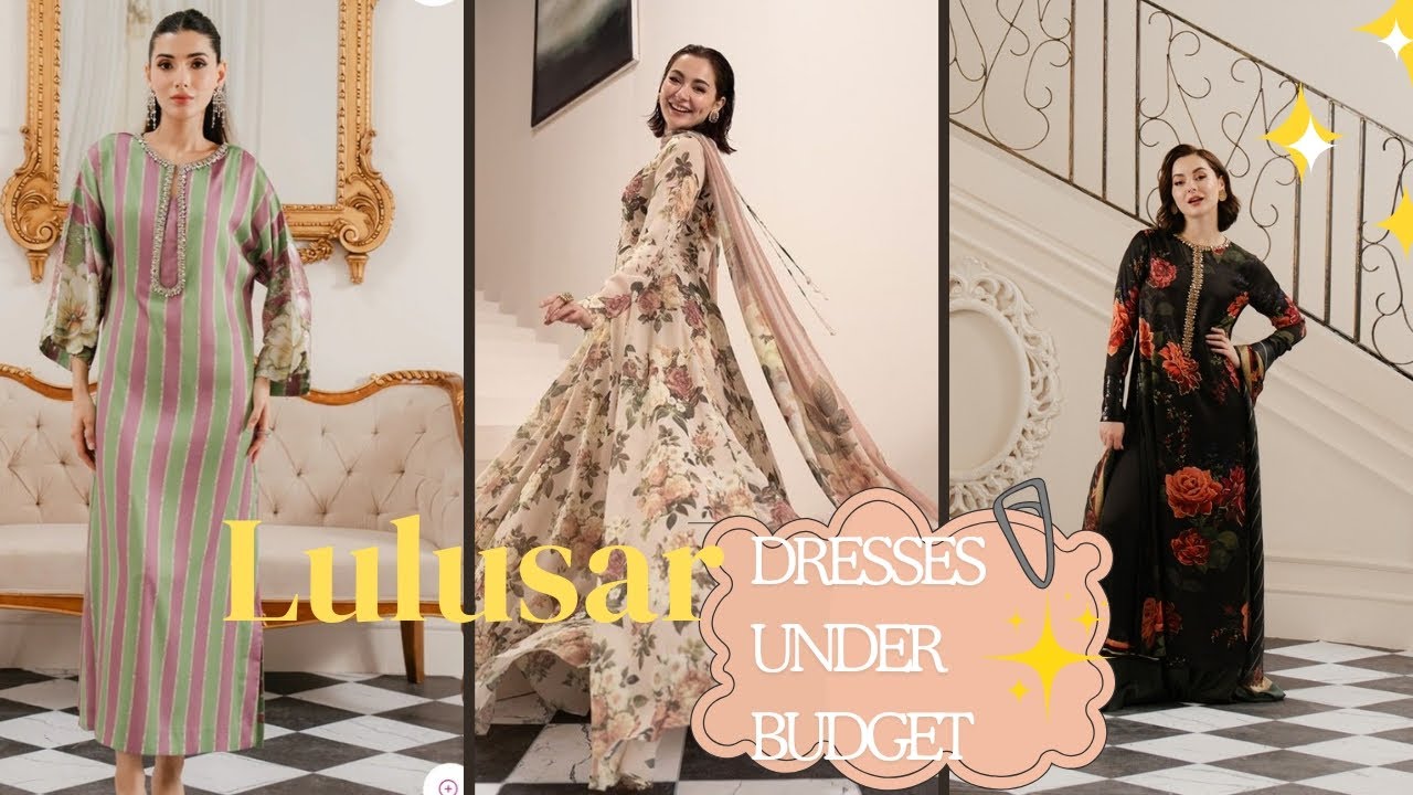 Lulusar  famous dresses  Recreation in less budget| Hania Amir Dress Recreation in 4000 👗Ep #2✨