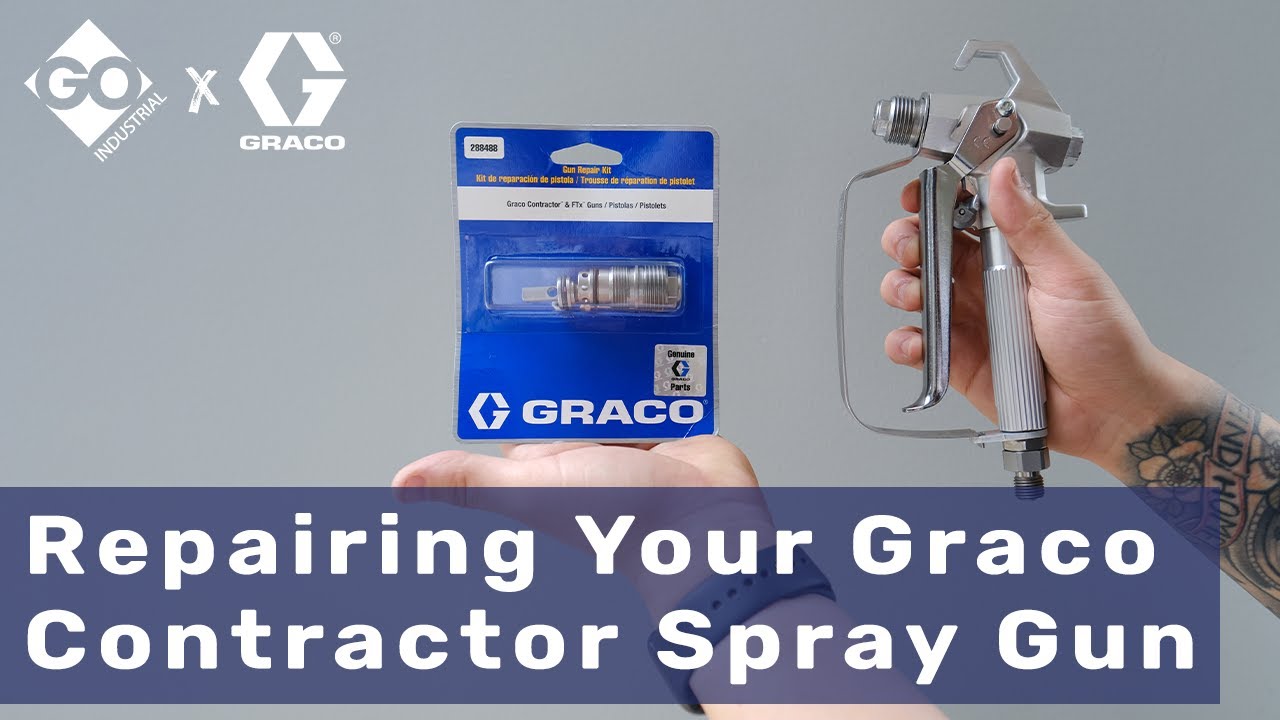 Как отремонтировать безвоздушный краскопульт Graco Contractor FTX